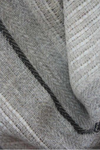 Grey Fusion Natural Cashmere Stole 