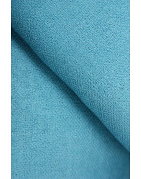 Turquoise Spiral eye cashmere scarf 